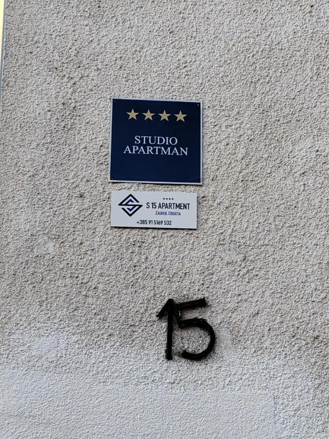 S15 Studio Apartment Free Parking Zagabria Esterno foto